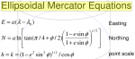 Ellipsoidal Mercator Equations.png